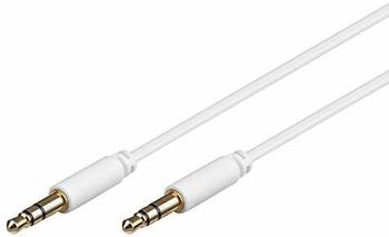 Goobay Audio-Video-Kabel 1,50 m 3-polig slim Stereo-Stecker 3,5 mm > Stereo-Stecker 3,5 mm