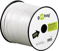 Goobay - Lautsprecherkabel Wei&szlig;, 25 M Rolle, Querschnitt 2 X 2,5 Mm2, Cca.