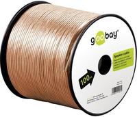 Goobay - Lautsprecherkabel Transparent, 25 M Rolle, Querschnitt 2 X 4,0 Mm2, Cca.