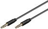 Goobay 3,5mm Audio Video Kabel 0,5 m 3 polig slim Stecker > Stecker