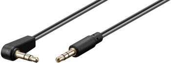 Goobay Audio-Video-Kabel 3-polig slim 90° 3,5 mm (0,5m)
