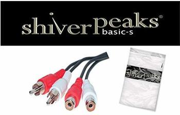 Shiverpeaks BASIC-S Audiokabel, 2 x Cinchstecker - 2 x Cinchkupplung, 1,5 m