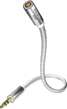 in-akustik Klinke Audio Verlängerungskabel [1x Klinkenstecker 3.5 mm - 1x Klinkenbuchse 3.5 mm] 7.50 m