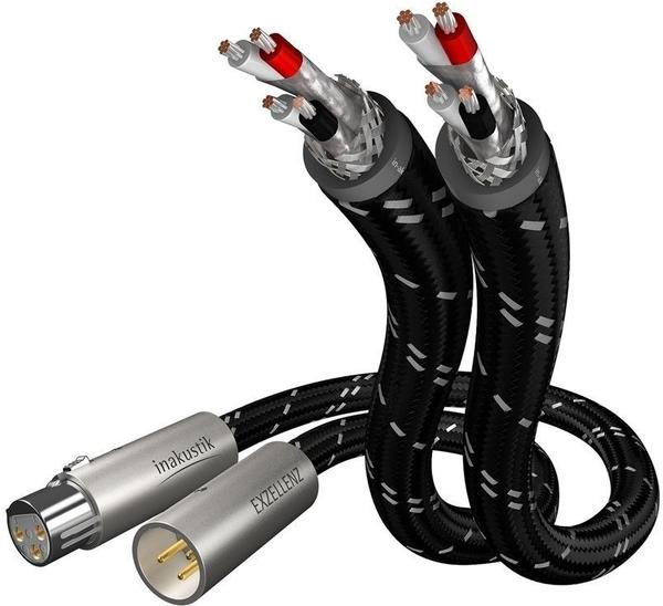 in-akustik Exzellenz Audiokabel Stereo; XLR (m) XLR (w) (6050007) 0,75m