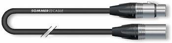 Sommer Cable Mikrofon-DMX-Kabel XLR, 10m Neutrik, MRMF-SW, 2x0,14qmm