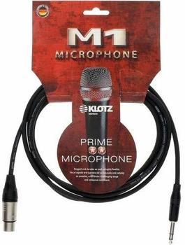 Klotz M1 Mikrofonkabel XLR 3 female Jack 3p sw 1 m