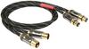 Goldkabel Edition XLR Stereo Silber 0.50m