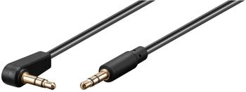 Goobay Audio-Video-Kabel 3-polig slim 90° 3,5 mm (1,5m)