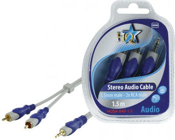 HQ HQSA-040-1.5 Stereo Audiokabel (1,5m)