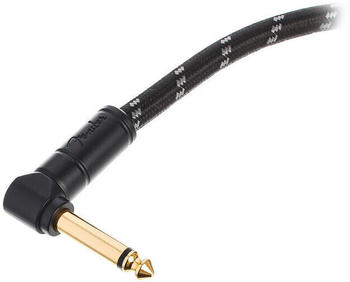 Fender Deluxe Patch Cable Angle 90cm Tweed Black
