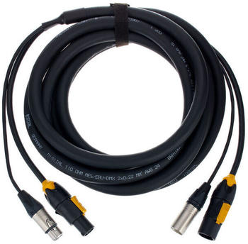 Cordial CPH 5 DMX 1 PWR 1 TRUE 1 Schwarz