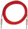 Fender Original Cables Straight Jack Instrument Cable, 4.5m (Fiesta Red)