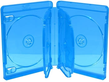 MediaRange Blu-ray Hüllen 6er Box 22 mm für je 6 BD / CD / DVD blau