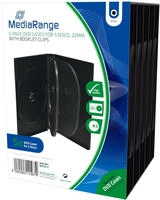 MediaRange BOX35-5, MediaRange DVD Leerbox 5er DVD Box 5 St&uuml;ck
