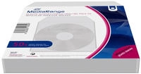 MediaRange Plastiktasche 1 Disc mit Lasche klebe R&uuml;cks. 50pc