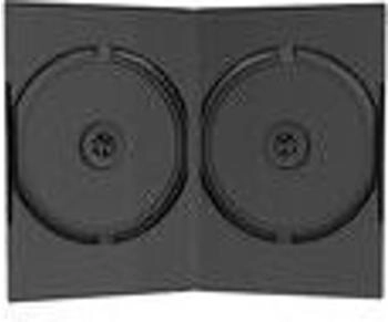 MediaRange 25 DVD CD Hüllen 14mm 2fach 2er black