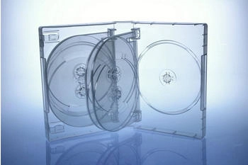 Livepac Office 10x DVD/CD Box 10fach 10er Hüllen transparent