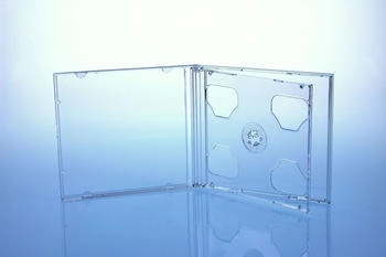Livepac Office 50 CD/DVD Hüllen / 2er 2fach Jewelcase für 2 Disc/glasklar transparent