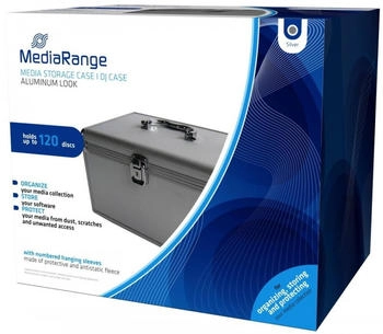 MediaRange Archivierungskoffer für 120 CD/CDs silber MediaRange Archivierungskoffer für 120 CD/CDs silber