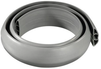 Hama Flexibler Kabelkanal selbstklebend halbrund 180 x 6 x 1 cm PVC Grau