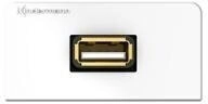 Kindermann Anschlussblende mit Kabelpeitsche Konnect Design Click USB 2.0 A/A