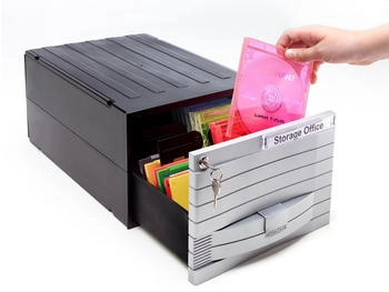 Exponent Aufbewahrungsbox 34602 für 48 oder 96 CDs