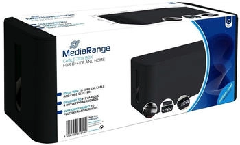 MediaRange Kabelbox medium 318x126x135mm schwarz