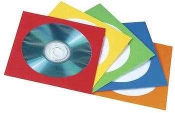 Hama 00078362 CD/DVD-Papierhüllen Schutz farblich sortiert