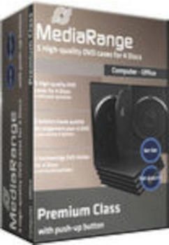 MediaRange 10 (2x 5Stk) DVD CD Hüllen 4fach 4er-DVD-Box black MediaRange 10 (2x 5Stk) DVD CD Hüllen 4fach 4er-DVD-Box black