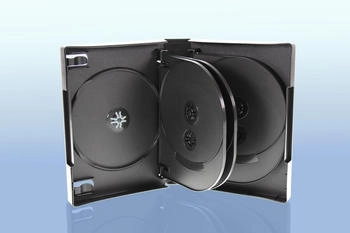 Livepac Office DVD Hülle / 10fach 10er DVD Box/schwarz