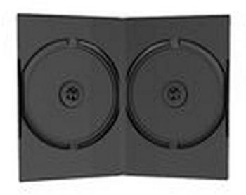 MediaRange 10 DVD CD Hüllen 14mm 2fach 2er black MediaRange 10 DVD CD Hüllen 14mm 2fach 2er black