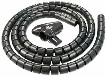 Lindy Kabelspirale flexibel 25mm Durchmesser schwarz