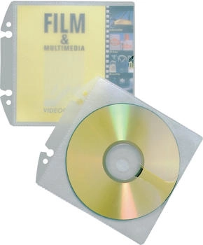 DURABLE CD-Hüllen Easy farblos VE=10x10 Stück 522319