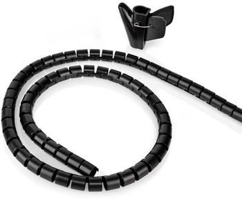 Nedis Kabelmanagement Spiralhülse 1 Stück max. Kabeldicke: 16 mm PE Schwarz