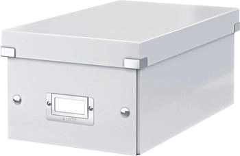 Leitz Aufbewahrungsbox Ablagebox Click & Store DVD weiß (6 Stück)