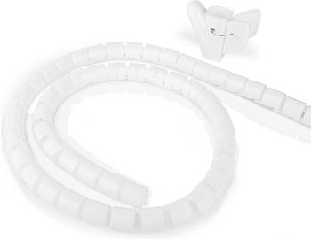 Nedis Kabelmanagement Spiralhülse 1 Stück max. Kabeldicke: 32 mm PE Weiss