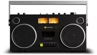 WeAreRewind Curtis Tragbarer Kassettenspieler mit Bluetooth schwarz (GB-001)