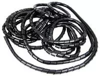 Insatech Spiral-Kabelschlauch 4mm Innen-&Oslash; 6-60mm Au&szlig;en-&Oslash; schwarz 10m Rolle...