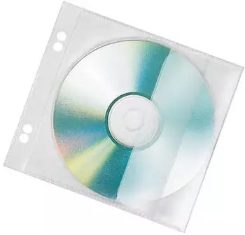 VELOFLEX CD/DVD-H&uuml;lle transparent