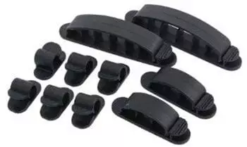 LogiLink Kabelclips schwarz 10 St&uuml;ck KAB0039