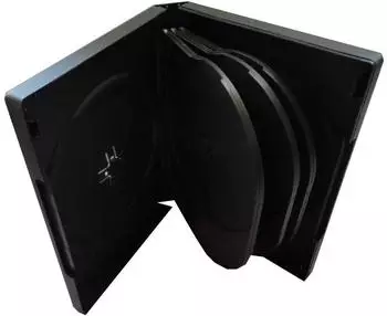 Livepac Office 2x 8fach 8er DVD CD Box Hüllen black