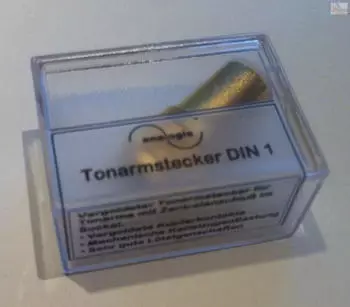 Analogis TONARMSTECKER - DIN 1 Tonarm Stecker