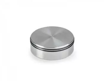 Pro-Ject Record Puck DS, Schweres Plattengewicht aus Edelstahl zur Reduktion unerwünschter Resonanzen, 915g (Stahl poliert)