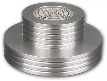 Dynavox Plattenspieler-Stabilizer / Platten-Auflagegewicht PST300 silber