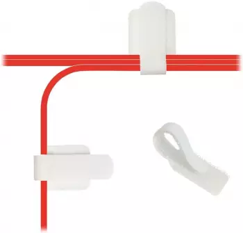 Label the Cable Wall Straps 50x wei&szlig;