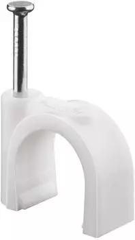 Goobay Pro Kabel Clip - Wei&szlig; - 14mm