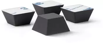 Dynavox Silikon-Elastomer D&auml;mpfer EDS20 4er-Set, Form 3D-Trapez