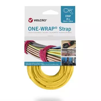 Velcro One Wrap Klettkabelbinder 20mm x 330mm, 25 Stk. (VEL-OW64704)