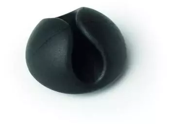 DURABLE CAVOLINE CLIP 1 - Kabelklammern - Graphite (Packung mit 6)