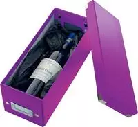 LEITZ 60410062, LEITZ CD-/DVD-Box Click & Store violett, 1 St.